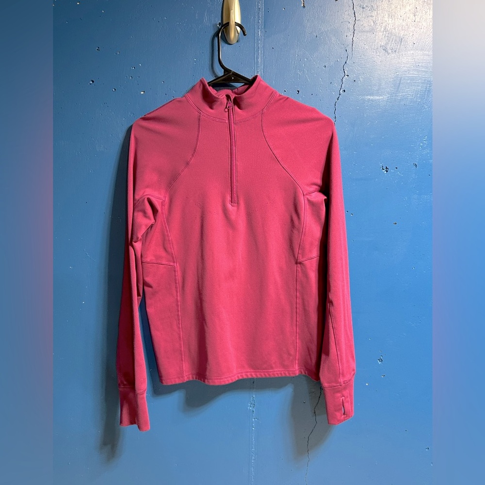 Plum Long Sleeve Quarter-Zip Top medium A151